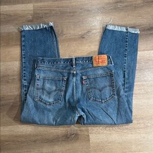 Levi's Straight Leg Cuff Vintage Denim Jean